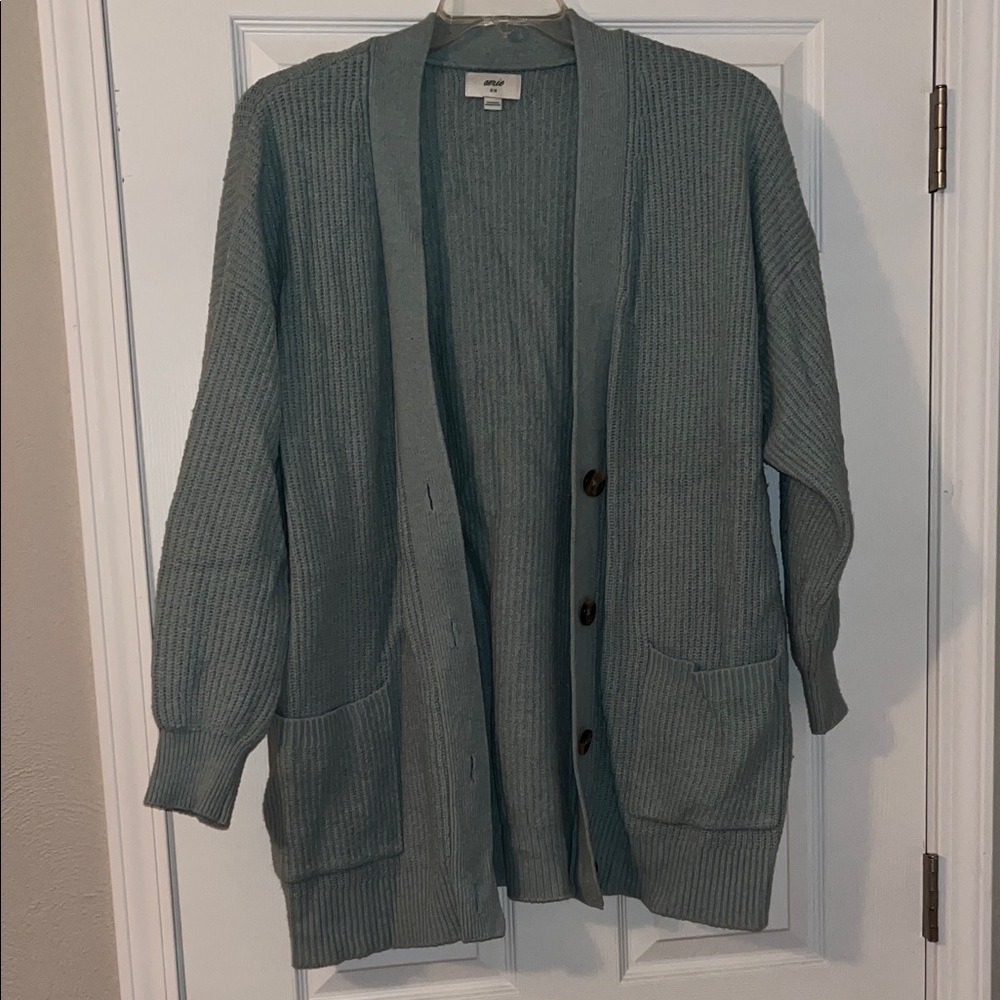Aerie Soft Knit Sweater in Light Blue
